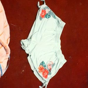 Baby blue pajama shorts